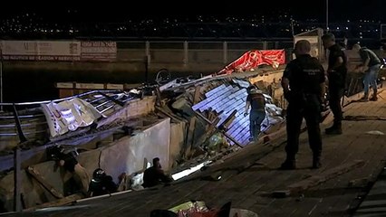 Holzplattform stürzt ein: über 300 Verletzte bei Festival in Spanien