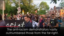 Counter-protests drown out Charlottesville far-right rally