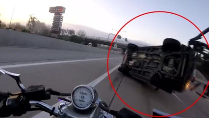 SUV 3차선 → 1차선 '무리한 변경'...결국 전복돼 / YTN