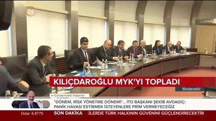Kılıçdaroğlu MYK'yı topladı