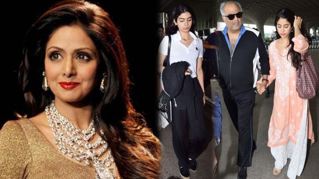Jhanvi Kapoor, Khushi Kapoor & Boney Kapoor look UPSET at Mumbai Airport; Here's Why | FilmiBeat