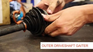 Burton 2CV Parts - Neoprene drive shaft gaiters