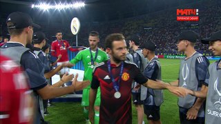 UEFA Super Cup  2017  Real Madrid - Manchester United  Trophy Ceremony