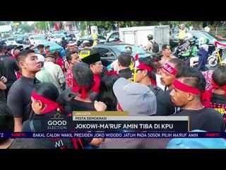 Good Election 2018 - Live Report: Jokowi-Ma'ruf Amin Tiba di KPU
