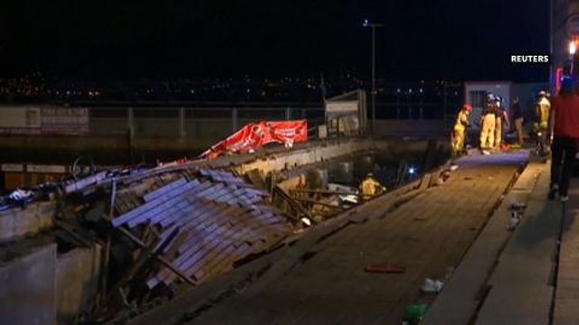 Hundreds injured as Spain festival boardwalk collapse