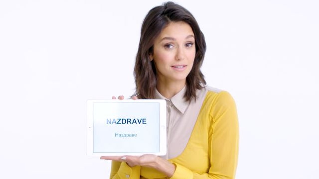 Nina Dobrev Teaches You Bulgarian Slang