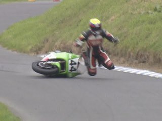 Highside FACEPLANT Crash! Scarborough Gold Cup 2014 - Jamie Hamilton