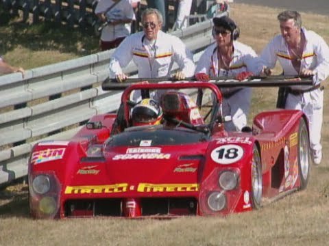Le Mans 24 hours 1996 - Porsche 911 GT1 - Ferrari Crash
