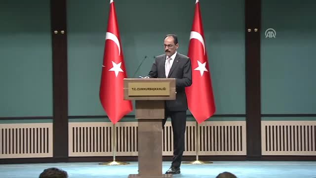 Cumhurbaşkanlığı Sözcüsü Kalın: Terör Oluşumlarının Etkisiz Hale Getirilmesine Yönelik Stratejimiz...