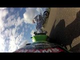 Gary Johnson - Superbike Race CRASH! On Bike - Isle of Man TT 2015 - Kawasaki