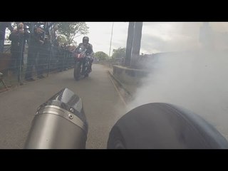 Riding the kerbs and shredding tyres! Ian 'Hutchy' Hutchinson - TT 2015 - Superstock Winner