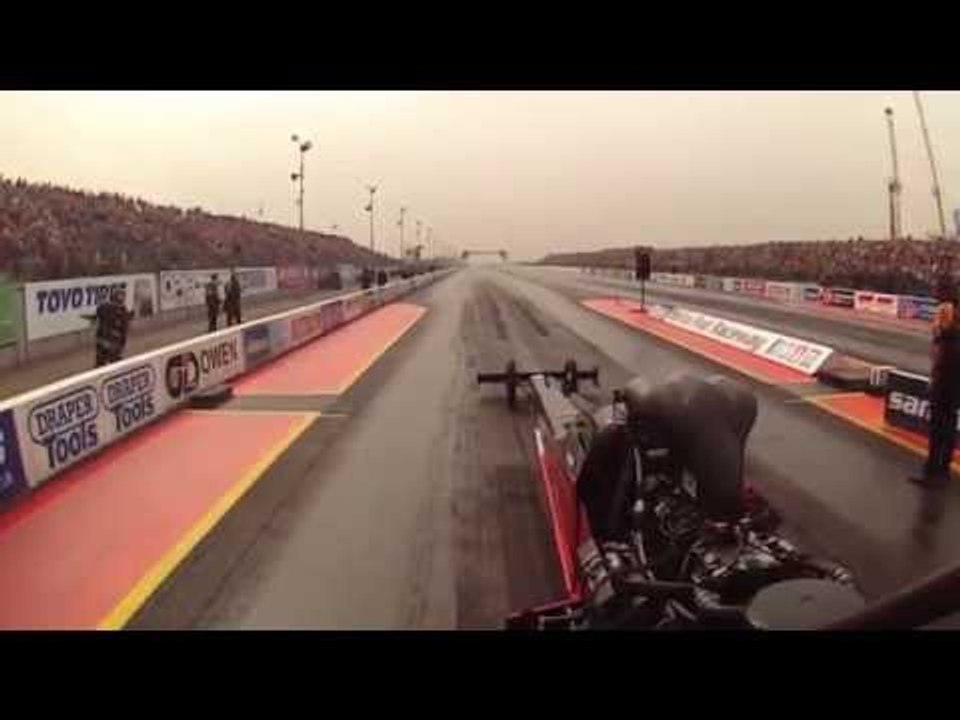 Go Pro vs Top Fuel Drag Car - European Drag Racing Championship 2014