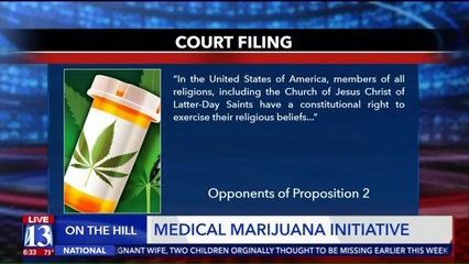 Lawsuit Claims Utah Medical Marijuana Initiative Violates Mormons` Religious Freedom