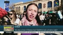 Chilenos se manifiestan en defensa de la memoria y contra la impunidad