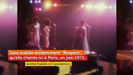 Revivez cinq des plus belles interprétations d'Aretha Franklin