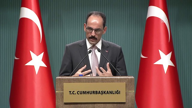 Cumhurbaşkanlığı Sözcüsü Kalın: ''Sincar benzeri operasyonlar bundan sonra da yoğun bir şekilde gelecektir'' - ANKARA
