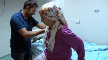 Riskli ameliyat sonrası bir günde ayağa kalktı