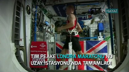 N Hayat... Uzayda maraton koştu!