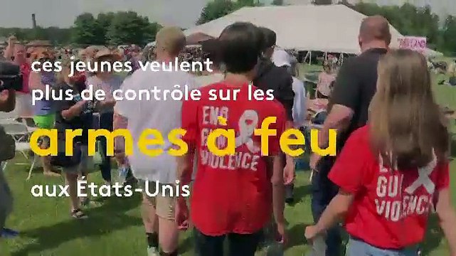 États-Unis : des rescapés de la fusillade du lycée de Parkland marchent contre les armes à feu