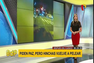 Jesús María: barristas vuelven a enfrentarse tras clásico ‘U’ y Alianza Lima