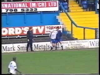 4 April 1998: Bury 2 Huddersfield Town 2 (League)