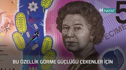 N Hayat... Bu banknotlar görme güçlüğü çekenler için tasarlandı