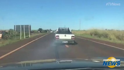 Veja a perseguição da PRF a traficante de maconha na BR-463