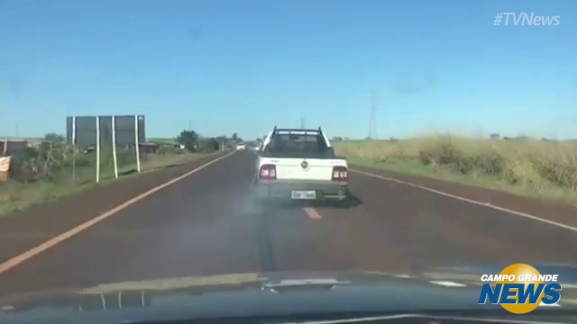Veja a perseguição da PRF a traficante de maconha na BR-463