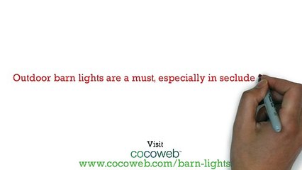 outdoor barn lights