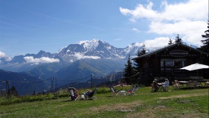 Mont d'Arbois, départ de la rando depuis Combafort -74-