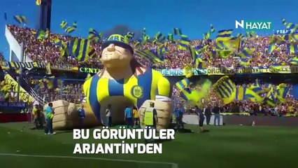 N Hayat... Tribün şovu maçın önüne geçti!