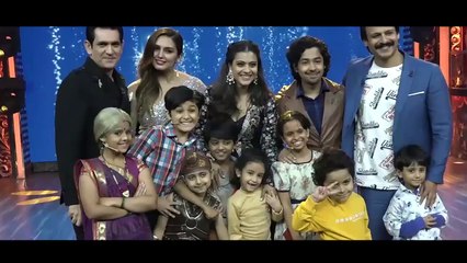 Kajol promotes ‘Helicopter Eela’ on the show India’s Best Dramebaaz.