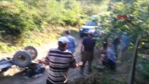 Düzce Pat Pat Devrildi 3 Yaralı