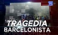 Hinchas del Barcelona mueren en trágico accidente de tránsito