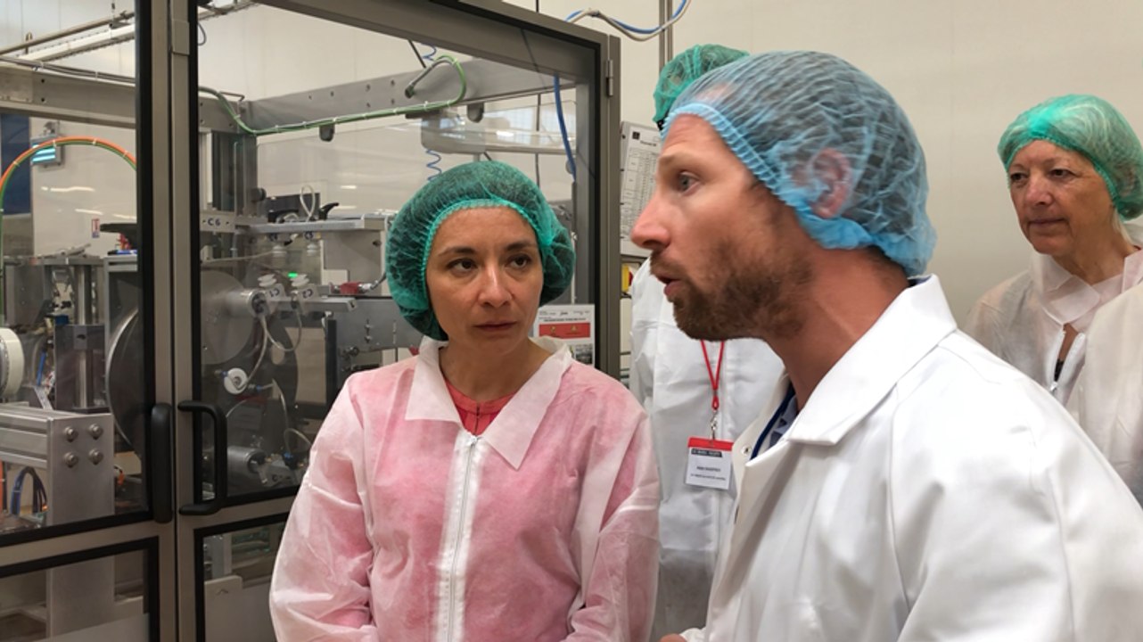 La secrétaire d’Etat a l’Economie en visite aux Gavottes