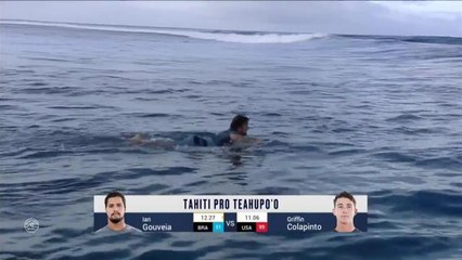 Adrénaline - Surf : Tahiti Pro Teahupo'o, Men's Championship Tour - Round 2 heat 5