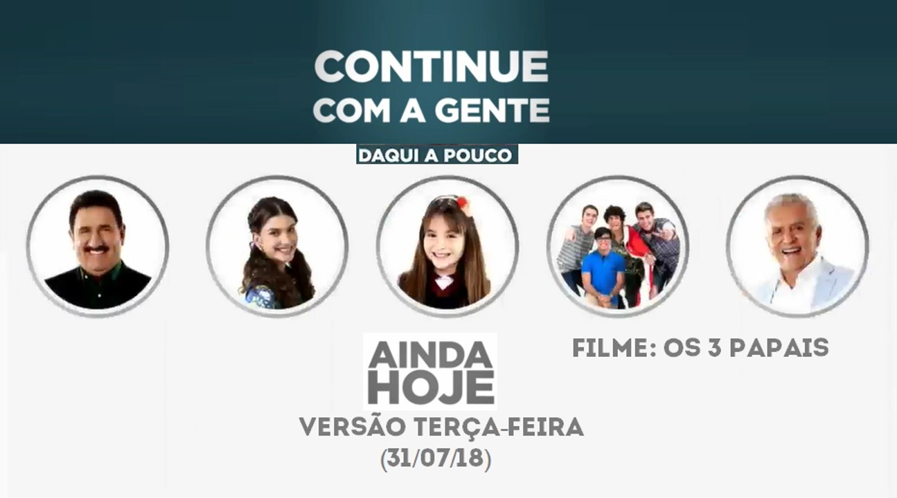 Nova chamada vertical das noites do SBT - Versão Terça (31/07/2018)