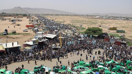 Funerales por los niños muertos en el Yemen