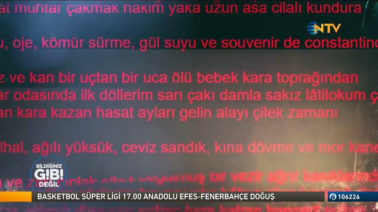 Bildiğiniz Gibi Değil 15 Ekim 2017