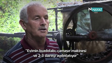 N Hayat... İnternette araştırdı, kendi elektriğini üretti