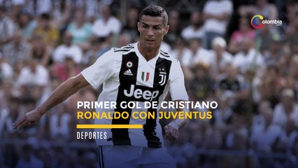 Este es el primer gol de Cristiano Ronaldo con Juventus
