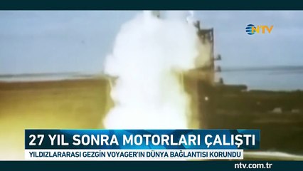 Yıldızlararası ilk gezgin 27 yıllık uykusundan uyandı