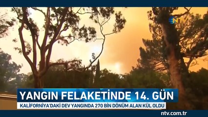 Thomas yangını 14 gündür söndürülemiyor