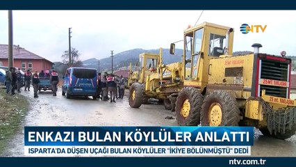 Uçağın enkazına ilk ulaşan köylüler anlattı