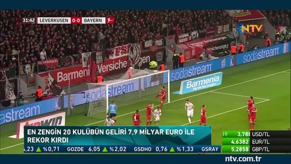 Futbol kulüplerinin geliri rekor kırıyor (İşte en zengin 20 kulüp)