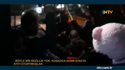 Oyuncak ayı otobüsü karıştırdı