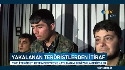 Yakalanan teröristlerden itiraf