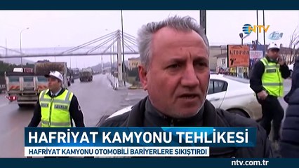 Hafriyat kamyonları tehlike saçıyor