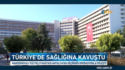 Sağlığına Türkiye'de kavuştu (32 yıldır yüz felciydi)