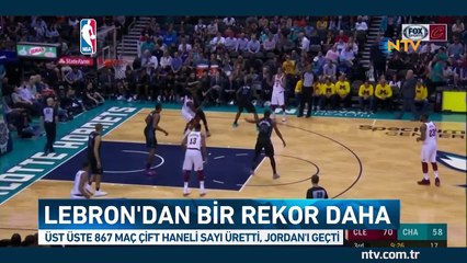Lebron James'ten bir rekor daha (Michael Jordan'ı geçti)